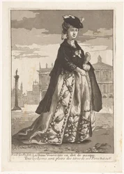 Die venezianische Dame (Divers Portraits, Serientitel)