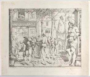 Das Martyrium des Heiligen Christophorus, Secondo Quadro, 1776