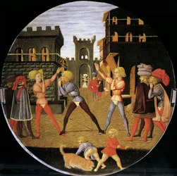 Spiel namens Civettino (Detail)