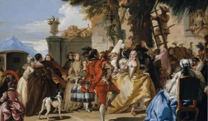 Ein Tanz auf dem Land, ca. 1755