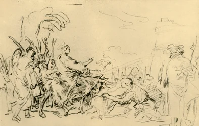 Einzug Christi in Jerusalem, um 1759, 1928