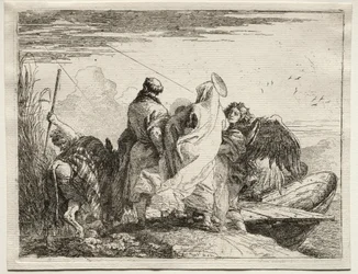 Flucht nach Ägypten: Die Heilige Familie verlässt das Ufer