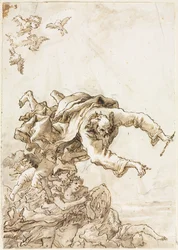 Gottvater mit Engeln und Cherubinen