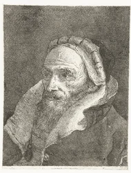 Mann mit hochgestelltem Mantelkragen
