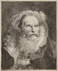 Meditierender alter Mann
