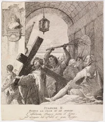 Kreuzweg - Station II. Jesus nimmt sein Kreuz auf