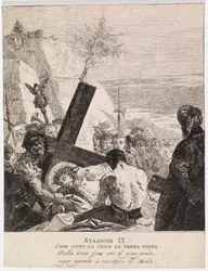 Via Crucis - Station IX. Jesus fällt zum dritten Mal