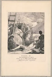 Via crucis - Station XI, Jesus ans Kreuz genagelt