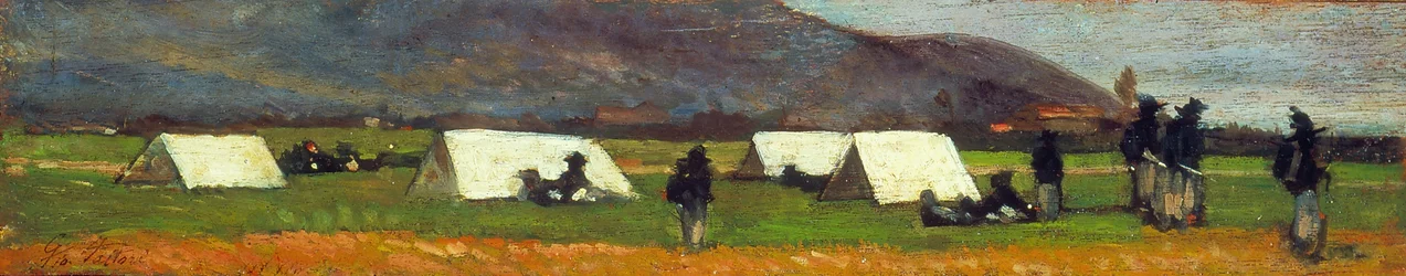 Bersaglieri-Lager, ca. 1860