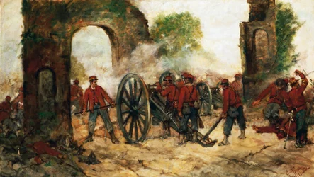 Verteidigung von Porta Capuana oder Schlacht von Volturno