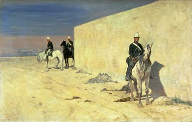 Die Wache (Die weiße Wand), ca. 1871