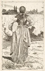 Frau aus Gabbro