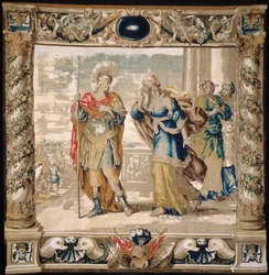 Aeneas verabschiedet sich von Dido