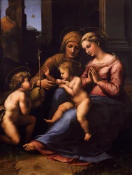 Unsere Liebe Frau der göttlichen Liebe, von Giovan Francesco Penni, bekannt als der Fattore (ca. 1488-1528)