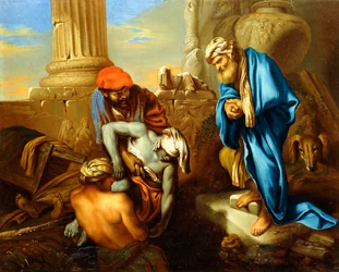 Tobit begräbt die Toten trotz der Befehle von Sanherib