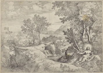 Landschaft mit der reuigen Maria Magdalena