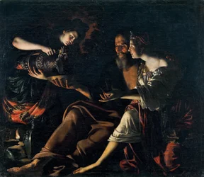 Lot und seine Töchter, 1617