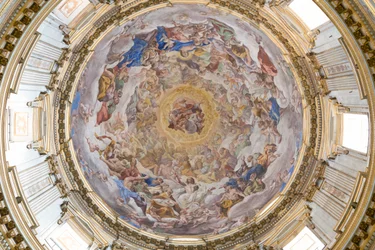 Kuppel der Kathedrale von Neapel, Neapel, Italien
