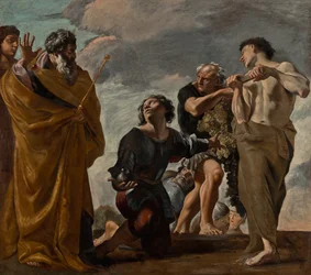 Moses und die Boten aus Kanaan