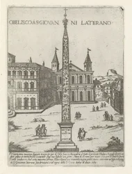 Lateranische Obelisk hinter der St. Johann von Lateran in Rom