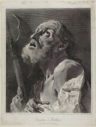 Gott der Vater und elf der zwölf Apostel