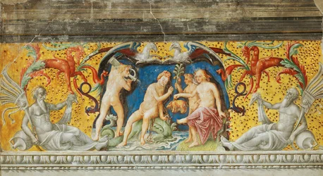Wandmalereien in der Halle des Tierkreises, Palazzo d