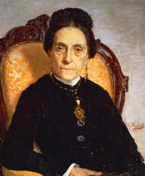 Porträt einer älteren Frau