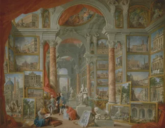 Bildergalerie mit Ansichten des modernen Rom