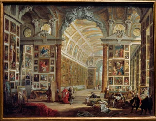 Die Galerie von Silvio Valenti Gonzaga (oder Gonzague) (1690-1756), Kardinal von Clemens XII