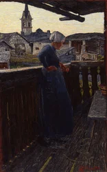 Auf dem Balkon, 1892