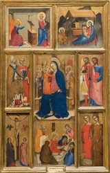 Polittico con Madonna con Bambino