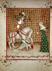 Sankt Georg tötet den Drachen