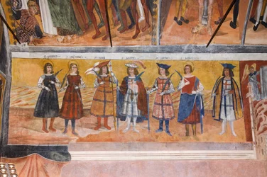 Die örtlichen heiligen Ritter (die sieben Märtyrer der Thebaischen Legion)