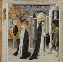 St. Katharina von Siena und der Bettler