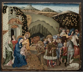 Die Anbetung der Heiligen Drei Könige, 1440-45