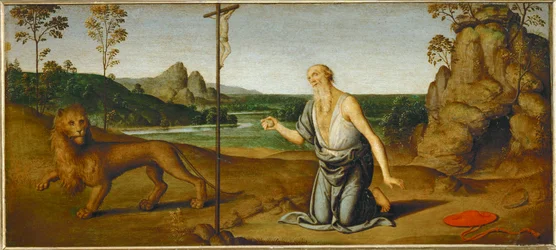 Der heilige Hieronymus in der Wüste