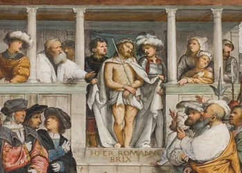 Zentrales Kirchenschiff, Vierter südlicher Bogen, Ecce Homo, Girolamo Romanino