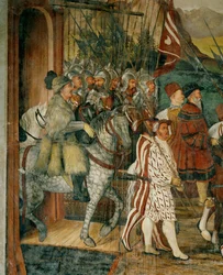 König Christian und Bartolomeo Colleoni zu Pferd