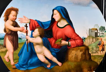 Madonna und Kind mit dem jungen Johannes dem Täufer