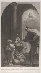 Heilige Anna kniend, die Jungfrau haltend, 1760-1800
