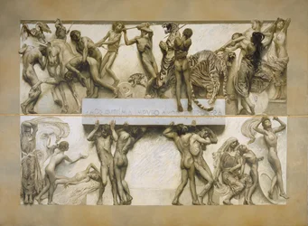 Liebe, aus dem Zyklus des menschlichen Lebens