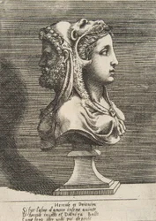 Büste von Herkules und Dejanira