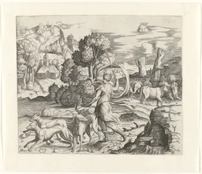 Diana auf der Jagd
