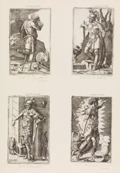 Jupiter, aus Planeten, Platte 2, 1530-70