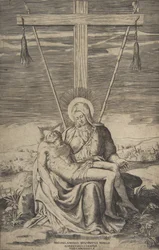 Pieta unter dem Kreuz von Golgatha (1547)