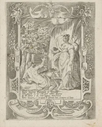 Tantalus spricht zu Diana