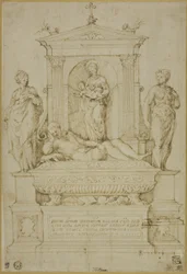 Entwurf für ein Grabmal