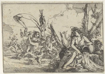 Wasser (Naiade mit Wasserkanne und Tritonen) (Die vier Elemente)