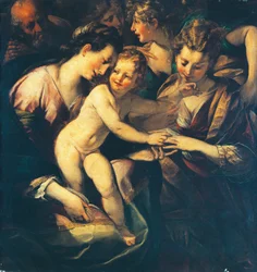 Mystische Hochzeit der heiligen Katharina