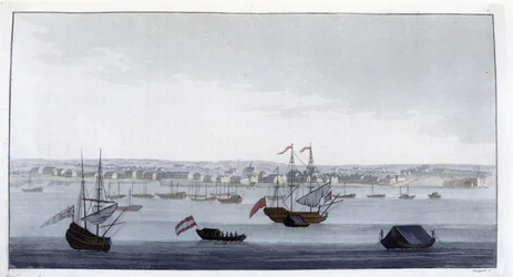 Ansicht der Stadt Paramaribo (Guyana)